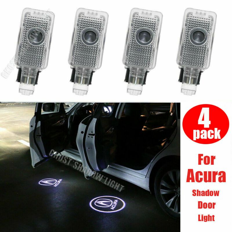 Photo 1 of 4 Piece Ghost Shaodw Light Car Door Lights Door Step Courtesy Light for Acura
