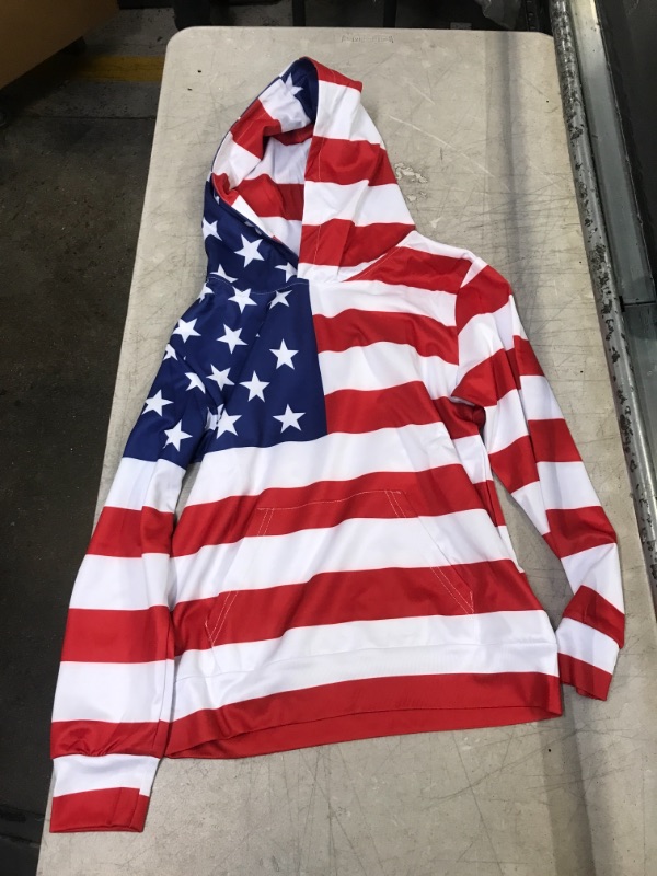 Photo 1 of Generic American Flag Hoodie. Medium
