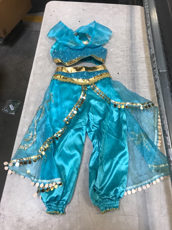 Photo 1 of Generic Blue Arabian Dress Costume for Kids. Size 120