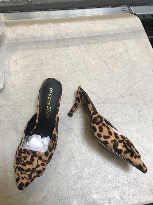 Photo 1 of Generic Women's Leopard Print Heels. Size 7.5