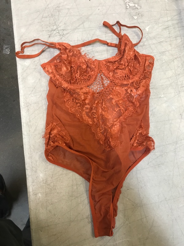 Photo 1 of Generic Orange One Piece Swimsuit. Medium