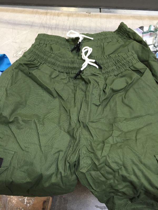 Photo 1 of 2 PACK OF MEDIUM GREEN SHORTS 