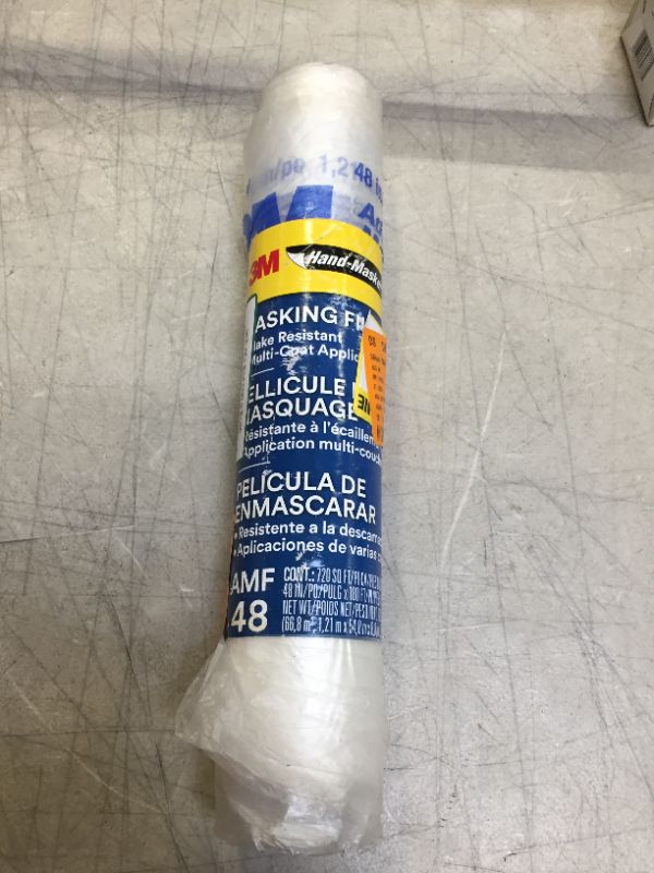 Photo 2 of 3M Hand-Masker Advanced Masking Film, 48 inches x 180 Feet, AMF48, 1 roll
