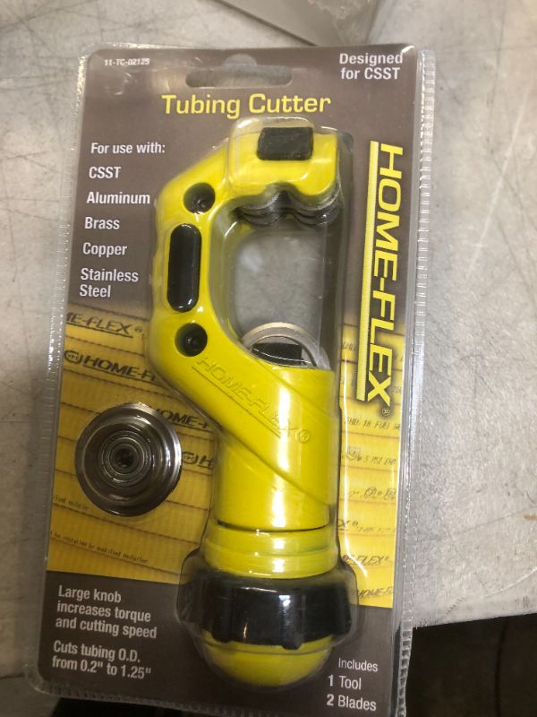 Photo 2 of 1/2 in. - 1 in. O.D. Pipe Size Corrugated Stainless Steel Tubing Cutter
