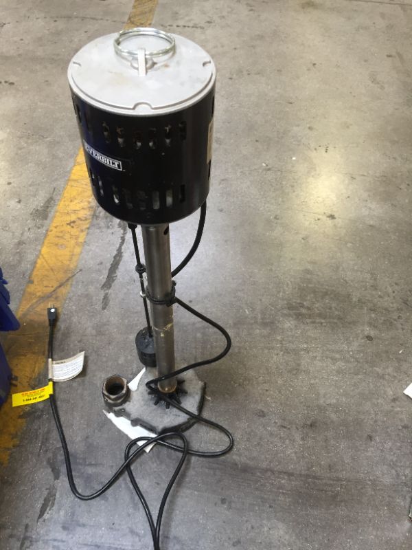 Photo 4 of 1/2 HP Stainless Steel Pedestal Sump Pump
