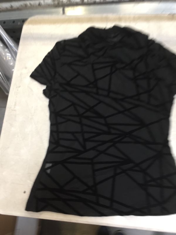 Photo 1 of black mesh top  s