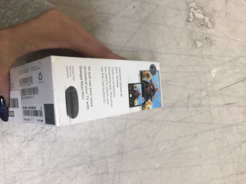 Photo 1 of Google Chromecast - Streaming Device with HDMI Cable - Stream Shows, Music, Photos, and Sports from Your Phone to Your TV
