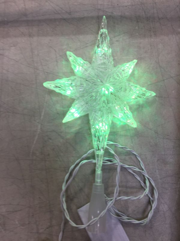 Photo 1 of 11 Inch LED Bethlehem Star Tree Topper Ornament Home Accents Holiday