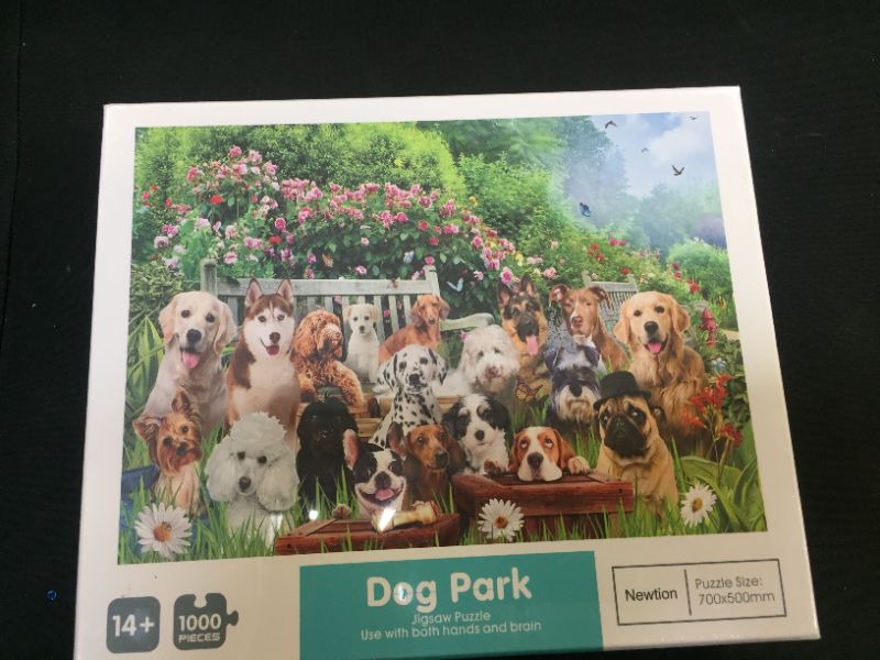 Photo 1 of 1000 pieces puzzle dog themed 