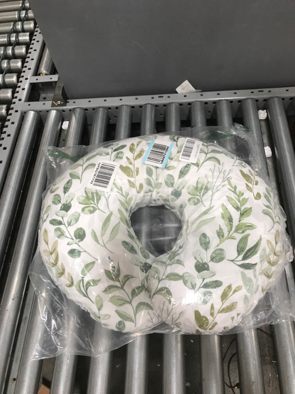 Photo 2 of Boppy Nursing Pillow and Positioner—Original | Green Foliage | Breastfeeding, Bottle Feeding, Baby Support | with Removable Cotton Blend Cover