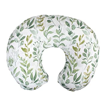 Photo 1 of Boppy Nursing Pillow and Positioner—Original | Green Foliage | Breastfeeding, Bottle Feeding, Baby Support | with Removable Cotton Blend Cover