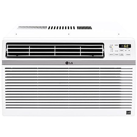 Photo 1 of **BLOWS HOT AIR**
8,000 BTU 115V Window-Mounted Air Conditioner with Remote Control - LG LW8016ER
