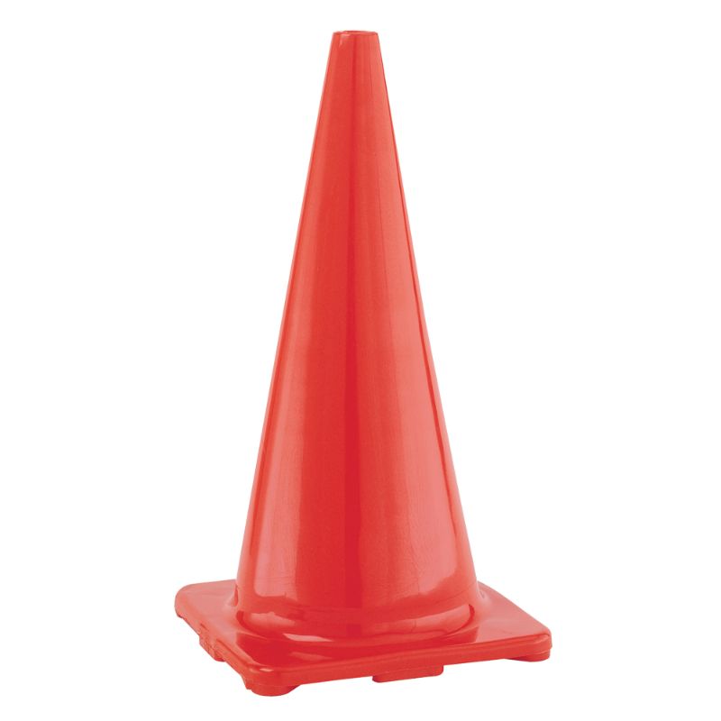 Photo 1 of Champion Sports 28 High Visibility Flexible Vinyl Cone Orange *Minor Damage*