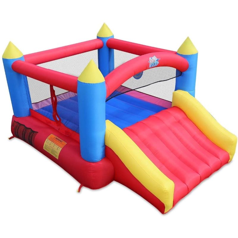 Photo 1 of Action Air 9' X 12' Bounce House with Slide and Air Blower
