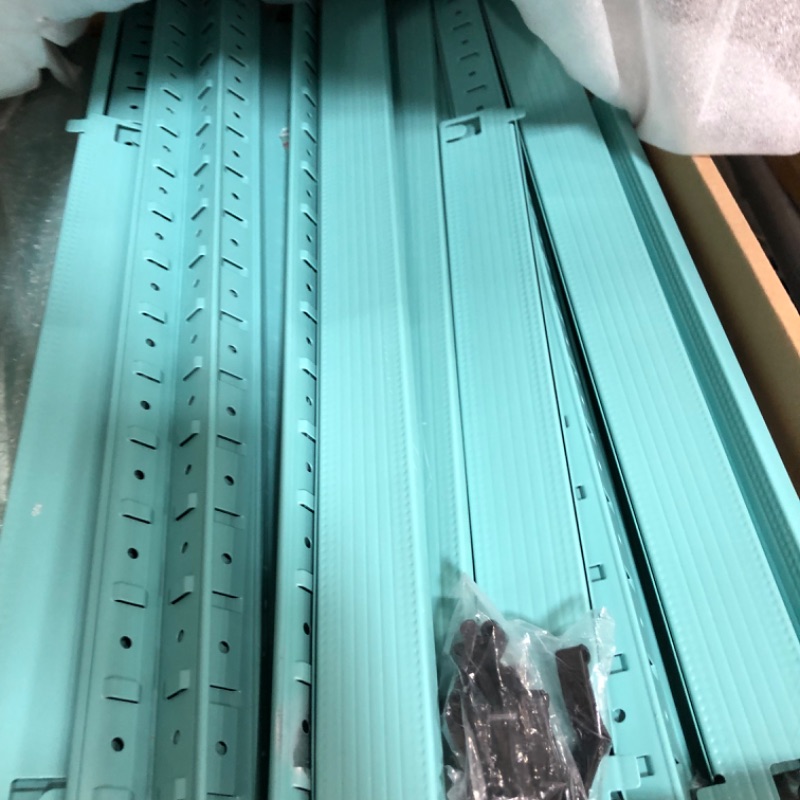 Photo 1 of 5 tier seafoam green shelf
