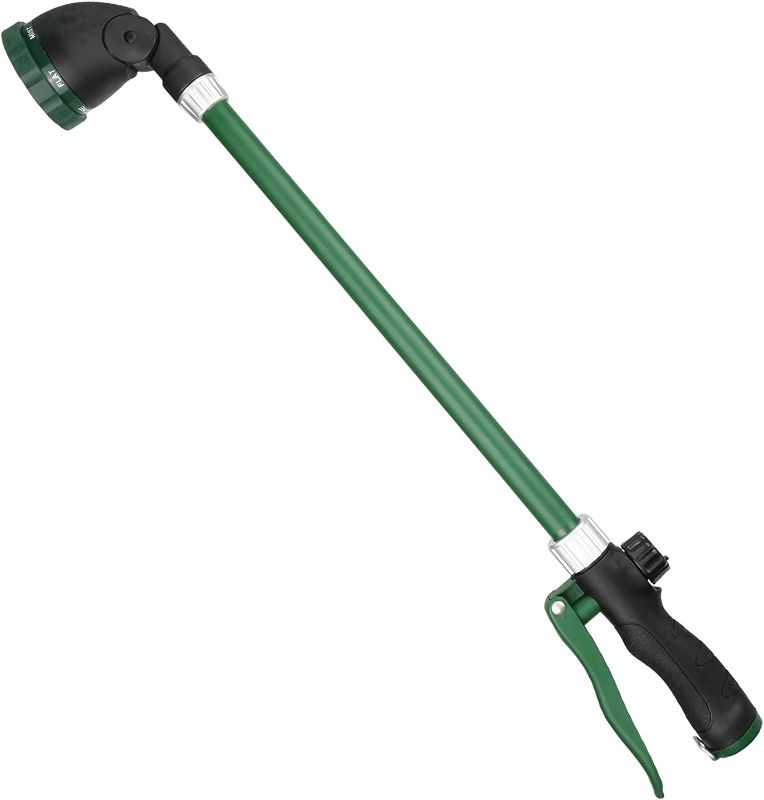 Photo 1 of ***DAMAGED***
FLORIAX Watering Wand with Rotating Head Heavy Duty 24 Inch Ergonomic Sprayer Wand with Trigger Adjustable Spray Garden Hose Nozzles Hanging Basket Wand with Flow Control, No Assembly Required Wand
