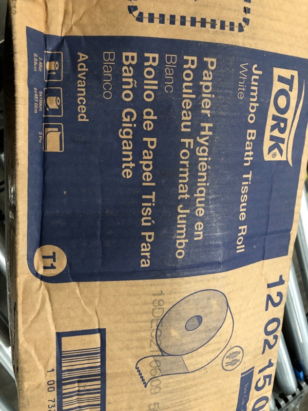 Photo 1 of TORK jumbo rolls 
2, 6 PK