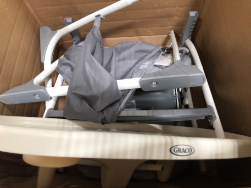 Photo 2 of Graco Slim Snacker High Chair, Ultra Compact High Chair, Whisk
