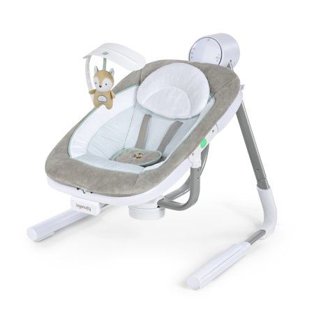 Photo 1 of Ingenuity Anyway Sway 5-Speed Multi-Direction Portable Baby Swing with Vibrations - Ray (Unisex)
