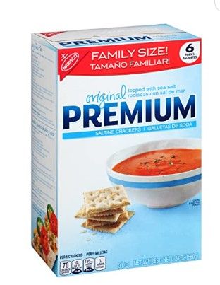 Photo 1 of (X3) Original Premium Saltine Crackers, Family Size, 24 oz
EX:06/04/2022