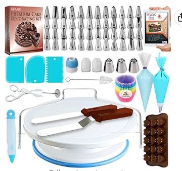 Photo 1 of 150 PCs Cake Decorating Supplies Kit for Beginners