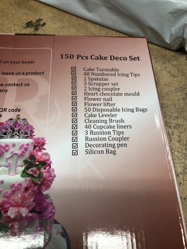 Photo 3 of 150 PCs Cake Decorating Supplies Kit for Beginners