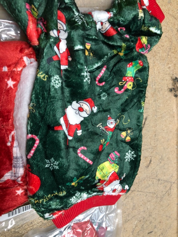 Photo 3 of Bundle of 2 
2 Pieces Christmas Dog Pajamas Xmas Shirt Pet Warm Sleeping Clothes Christmas Dog Pajamas Shirts for Home Wearing Holiday Party Decorations
Brand: Xuniea Small