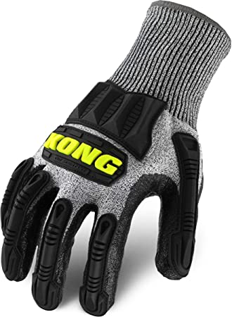 Photo 1 of Ironclad KONG Knit Cut Resistant Glove; TPR Impact Protection, Foam Nitrile Coating, A4 Cut Resistant, Sized S, M, L, XL, XXL, XXXL
