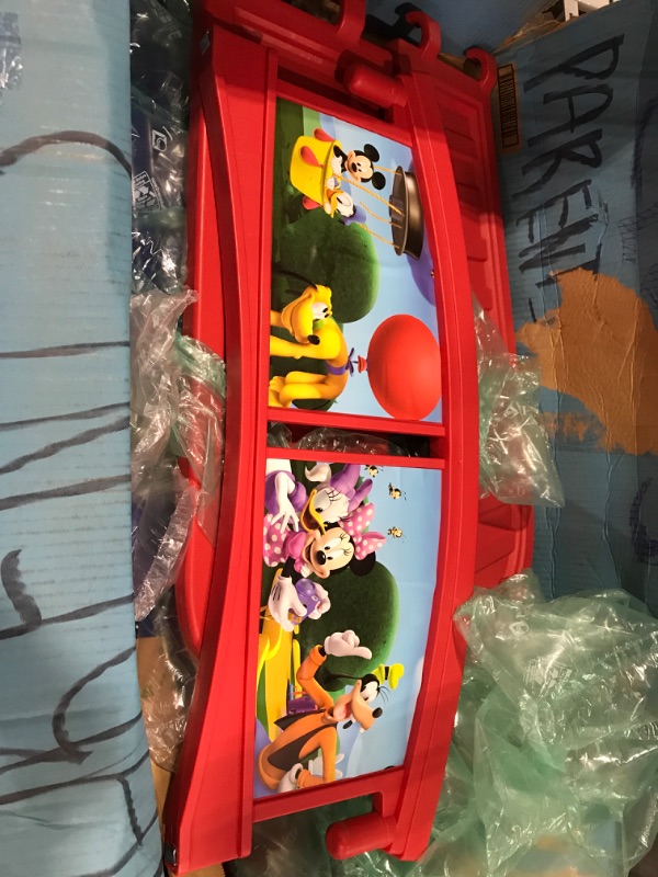 Photo 2 of Delta Children Plastic Toddler Bed, Disney Mickey Mouse