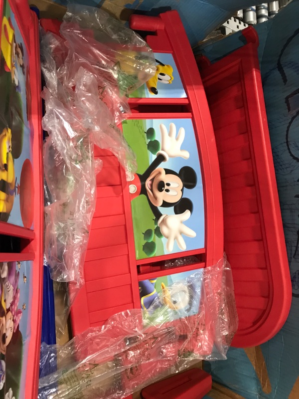 Photo 1 of Delta Children Plastic Toddler Bed, Disney Mickey Mouse