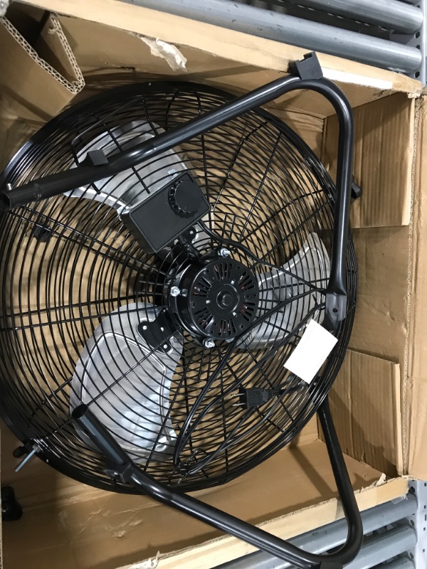 Photo 2 of AmazonCommercial 20" High Velocity Industrial Fan, Black,