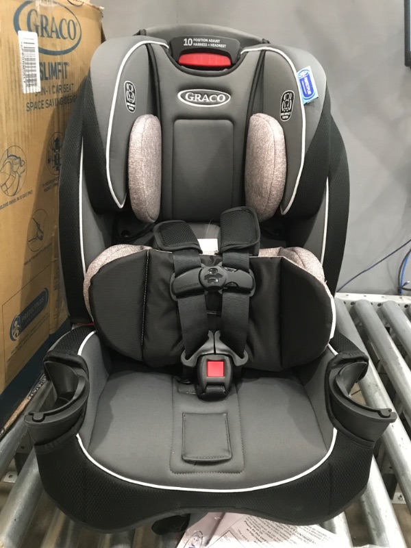Photo 1 of Graco SlimFit 3 in 1 Car Seat -Slim & Comfy Design Saves Space in Your Back Seat, Darcie, One Size