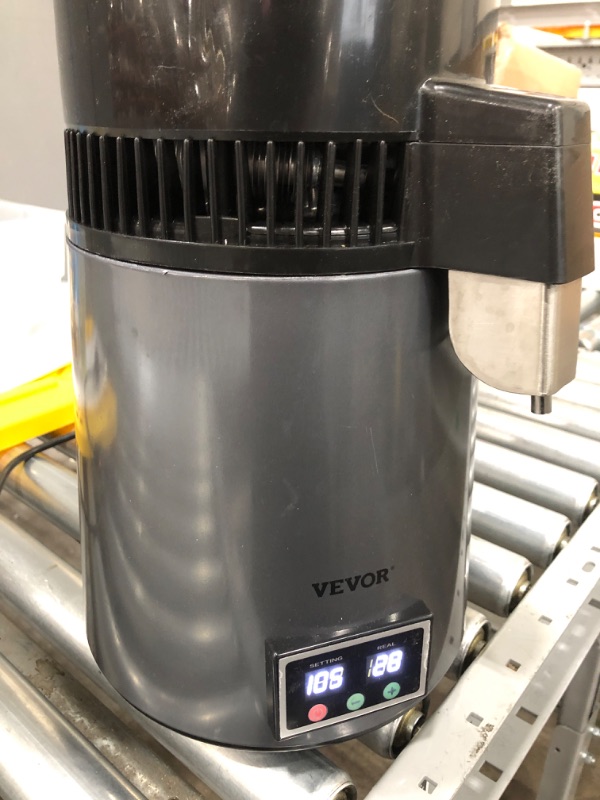 Photo 2 of VEVOR Water Distiller, 4L Distilled Water Maker, Pure Water Distiller with Dual Temperature Displays, 750W Distilled Water Machine, Water Distillers