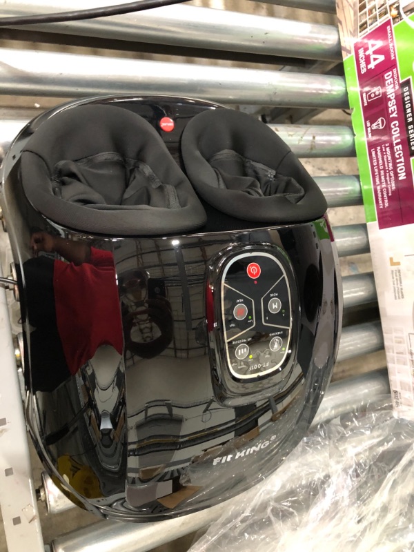 Photo 3 of FIT KING Shiatsu Foot Massager Machine with Heat Deep Kneading Foot Reflexology Massager for Foot Relaxation & Pain Relief FT-001F
