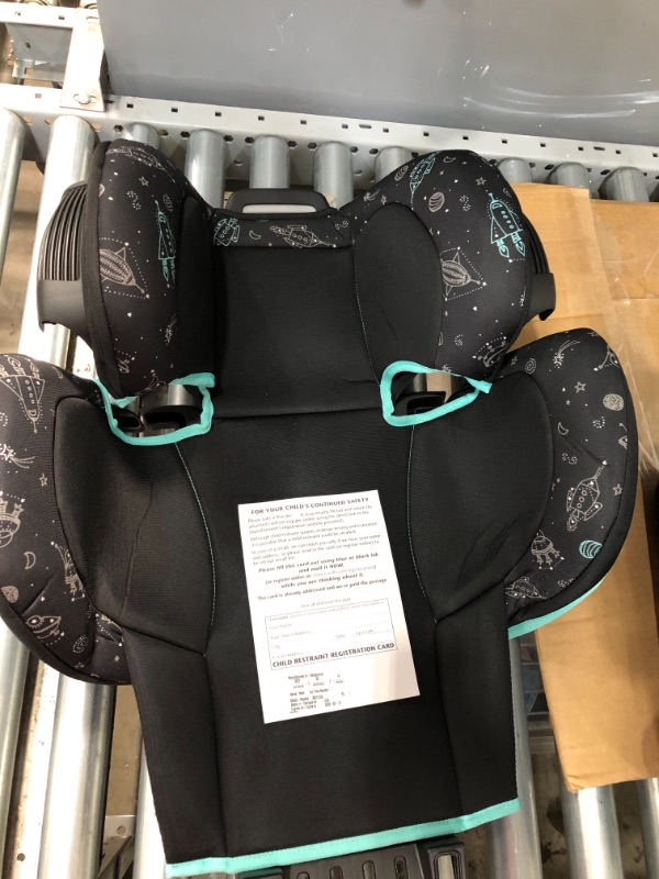 Photo 3 of Evenflo GoTime LX Booster Car Seat (Astro Blue)
