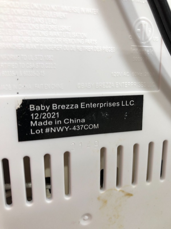 Photo 1 of New and Improved Baby Brezza Formula Pro Advanced Formula Dispenser Machine - Automatically Mix a Warm Formula Bottle Instantly - Easily Make Bottle with Automatic Powder Blending

