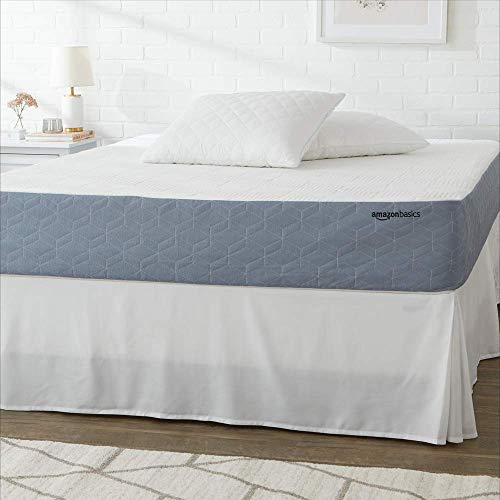 Photo 1 of Amazon Basics Cooling Gel-Infused, Medium-Firm, Memory Foam Mattress, CertiPUR-US Certified - 10 Inch, Queen