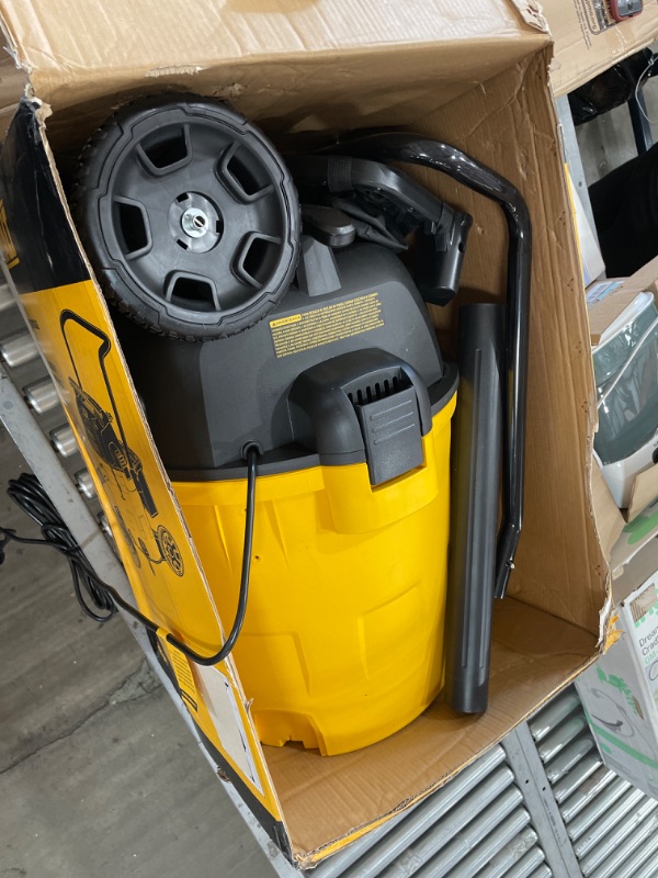 Photo 2 of DEWALT 16 Gallon. 6.5HP Poly Wet/Dry Vacuum with Extra Accessories
