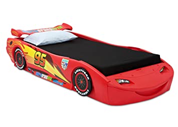 Photo 1 of Disney/Pixar Cars Lightning McQueen Twin Bed by Delta Children
