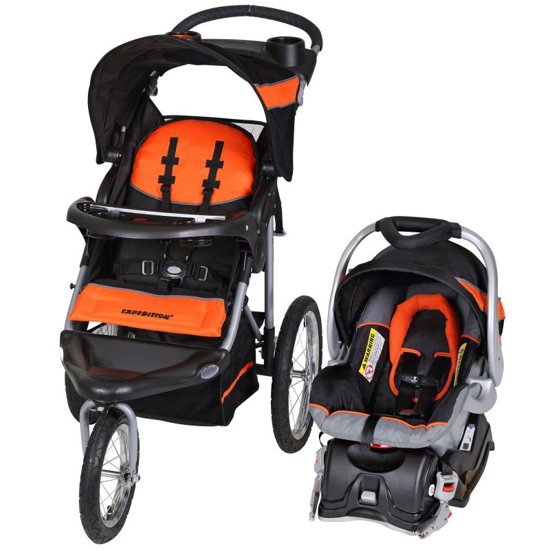 Photo 1 of Baby Trend Expedition Jogger Travel System, Orange
