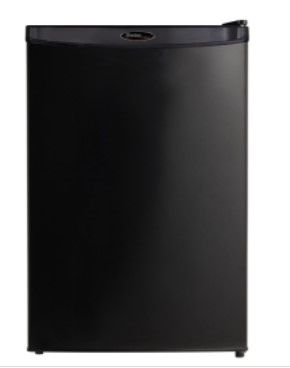 Photo 1 of Danby DAR044A4BDD-6 2.6 Cubic Feet Compact Freestanding Refrigerator, Black
