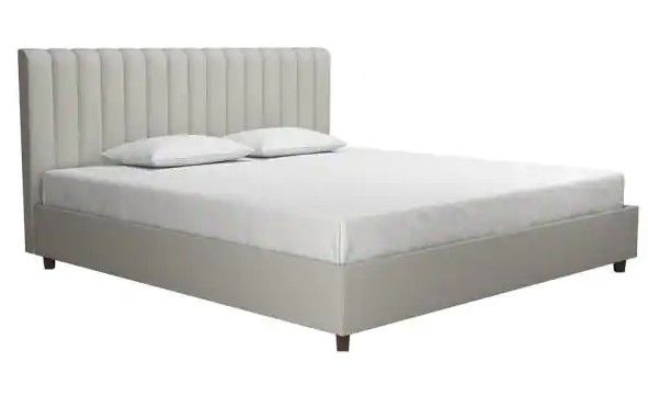 Photo 1 of ***INCOMPLETE BOX 1 OF 2***
Novogratz
Brittany Light Gray Linen King Upholstered Bed