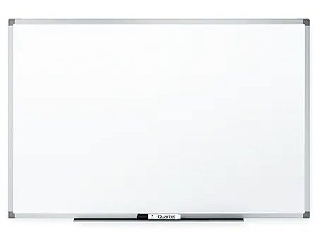 Photo 1 of Dry-Erase Whiteboard, 34" x 48", Aluminum Frame With Silver Finish