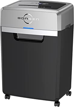 Photo 1 of ***PARTS ONLY*** BONSEN Heavy Duty Paper Shredder, 24-Sheet Cross-Cut Shredder, 40-Min Continuous Running Time, Commercial Grade Shredder for Office, 7.9-Gallon Big Basket, 58dB Super Quiet, P-4 High Security (S3105)
