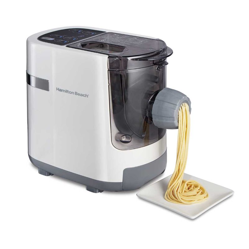 Photo 1 of Hamilton Beach 86650 White Electric Pasta and Noodle Maker, White
