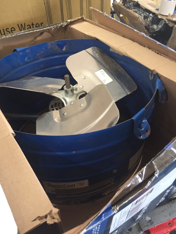 Photo 3 of QuietCool Professional Smart Attic Gable Fan, 120V, 1945 CFM, Blue, 2 Speed, 16" Diameter
