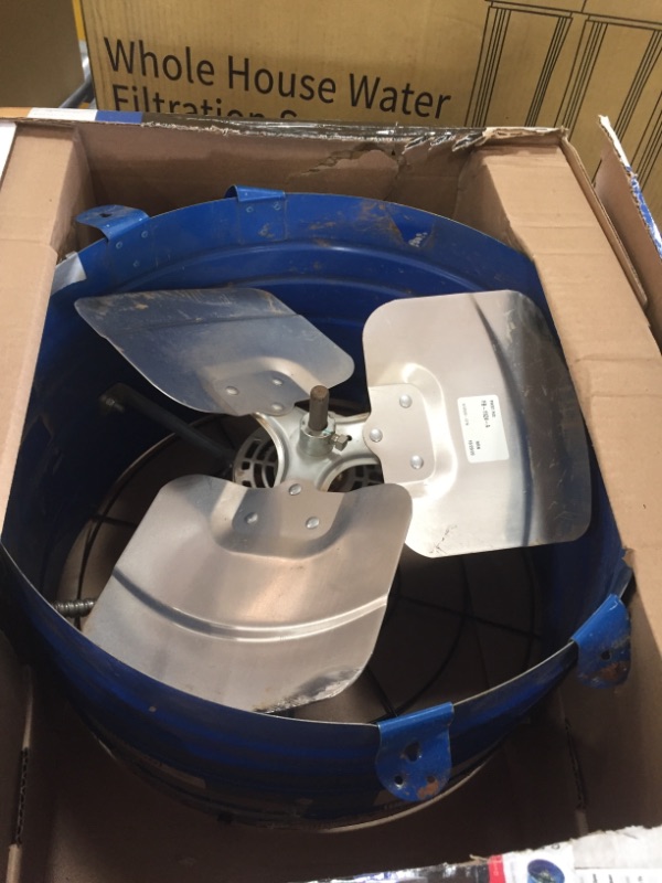 Photo 2 of QuietCool Professional Smart Attic Gable Fan, 120V, 1945 CFM, Blue, 2 Speed, 16" Diameter
