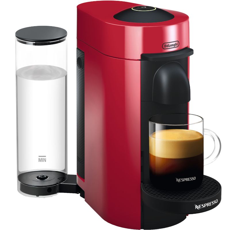 Photo 1 of Nespresso Vertuo Plus Coffee and Espresso Maker by De'Longhi, Cherry Red - Cherry Red
