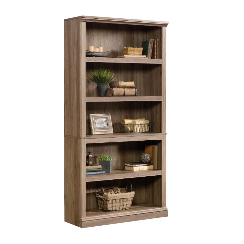 Photo 1 of **MISSING  INSTRUCTIONS**
Sauder Select 5 Shelf Bookcase in Salt Oak
