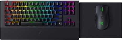 Photo 1 of ***PARTS ONLY*** Razer Turret Wireless Mechanical Gaming Keyboard & Mouse Combo for PC, Xbox One, Xbox Series X & S: Chroma RGB/Dynamic Lighting - Retractable Magnetic Mouse Mat - 40hr Battery
